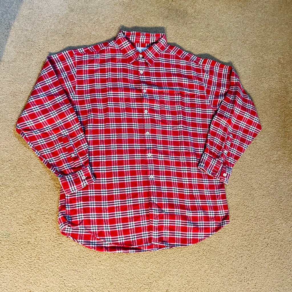 J. Crew Men’s Flannel Long-Sleeved Shirt